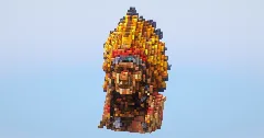 Native American Bust‎ — Minecraft Build by LeonisBuilds (2)