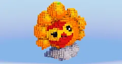 Sunny Castform from Pokemon — Minecraft Build by LeonisBuilds (1)