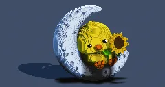 🌙 Chicken on the Moon – Minecraft Build ✨ — Minecraft Build by antocerati (2)