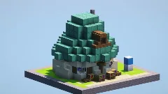 Brainy Smurf House — Minecraft Build by LeonisBuilds (3)
