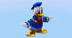 Donald Duck from Disney Duck Tales — Minecraft Build by LeonisBuilds (1)