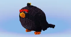 Bomb from Angry Birds — Minecraft Build by LeonisBuilds (2)