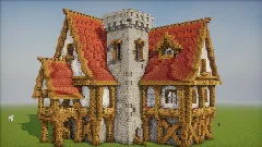 Medieval House — Minecraft Build by claraneto (2)