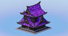 Dark Amethyst Japanese Temple — Minecraft Build by LeonisBuilds (2)