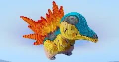 Cyndaquil — Minecraft Build by LeonisBuilds (1)