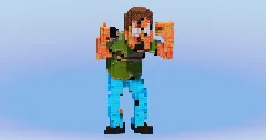 Jerry Smith from Rick and Morty — Minecraft Build by LeonisBuilds (2)