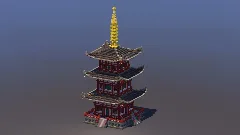 Medium Japanese Pagoda — Minecraft Build by MellowHat (2)