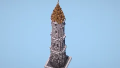 Stone Bricks Fantasy Tower — Minecraft Build by LeonisBuilds (3)
