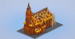 Fantasy Pizza Cathedral — Minecraft Build by LeonisBuilds (1)