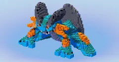 Swampert from Pokemon — Minecraft Build by LeonisBuilds (2)