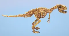 Dinosaur Skeleton — Minecraft Build by LeonisBuilds (2)