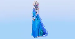 Elsa from Disney Frozen — Minecraft Build by LeonisBuilds (2)