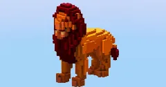 Simba from Disney The Lion King — Minecraft Build by LeonisBuilds (1)