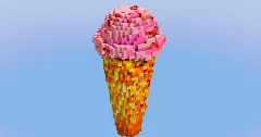 Strawberry Icecream — Minecraft Build by LeonisBuilds (1)