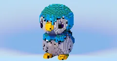 Piplup from Pokemon — Minecraft Build by LeonisBuilds (1)