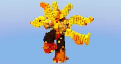 Mega Blaziken from Pokemon — Minecraft Build by LeonisBuilds (1)