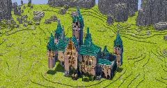 Mountain Castle — Minecraft Build by StrongholdStudios (2)