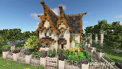 Minecraft Elven House - (Free) — Minecraft Build by Lindolas (1)