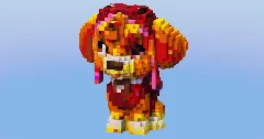 Skye from Paw Patrol — Minecraft Build by LeonisBuilds (2)
