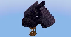 Black Horse Hot Air Balloon — Minecraft Build by LeonisBuilds (2)