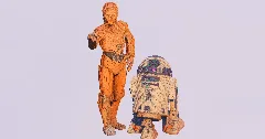 C-3PO and R2-D2 — Minecraft Build by StarWarsCreations (1)