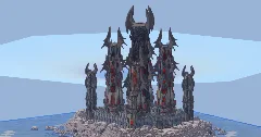 Tuff Bricks Fantasy Castle 400x400 Blocks Fully Built Map — Minecraft Build by LeonisBuilds (2)