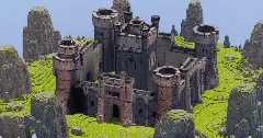 Medieval Castle Large — Minecraft Build by StrongholdStudios (1)