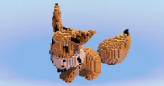Eevee from Pokemon — Minecraft Build by LeonisBuilds (2)