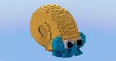 Omanyte from Pokemon — Minecraft Build by LeonisBuilds (2)