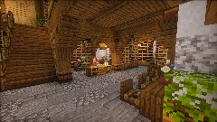 Medieval House - Medieval Library — Minecraft Build by claraneto (9)