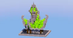 Lime Medieval Fantasy House 3 — Minecraft Build by LeonisBuilds (2)