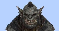 Orc Bust‎ — Minecraft Build by LeonisBuilds (2)