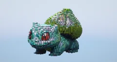 Bulbasaur — Minecraft Build by LeonisBuilds (1)