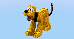Pluto from Disney Mickey Mouse — Minecraft Build by LeonisBuilds (2)