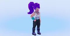 Leela from Futurama — Minecraft Build by LeonisBuilds (1)