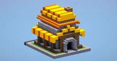 Clash of Clans Town Hall Level 5 — Minecraft Build by LeonisBuilds (2)