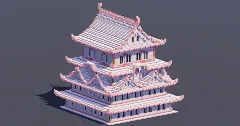 Large Japanese Castle White Cherry — Minecraft Build by MellowHat (1)