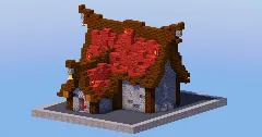 Mangrove Red Medieval House 6 — Minecraft Build by LeonisBuilds (2)