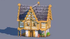 Medieval Timber-Framed House | Fully Furnished Interior — Minecraft Build by RaekonBuilds (1)