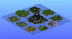 Survival Multibiome Archipelago 2000x2000 Blocks Custom Map, Volcano, Cherry Grove, Palms, Jungle, Forest, Autumn Forest, Cypress Forest, Taiga, Birch Forest — Minecraft Build by LeonisBuilds (3)