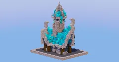 Cyan Medieval Fantasy House 3 — Minecraft Build by LeonisBuilds (1)