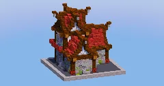 Mangrove Red Medieval House 14 — Minecraft Build by LeonisBuilds (1)
