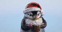 Christmas Penguin — Minecraft Build by LeonisBuilds (2)
