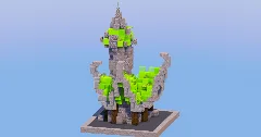 Lime Medieval Fantasy House 2 — Minecraft Build by LeonisBuilds (1)