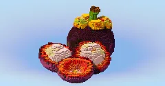 Mangosteen Fruit — Minecraft Build by LeonisBuilds (1)