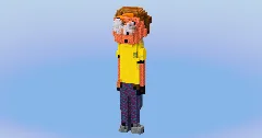 Morty from Rick and Morty — Minecraft Build by LeonisBuilds (1)