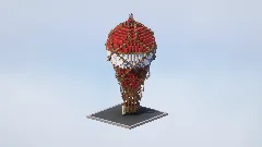 Red Hot Air Baloon — Minecraft Build by LeonisBuilds (2)