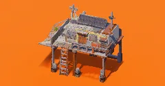 Scrap Stilt Shack — Minecraft Build by StarWarsCreations (1)