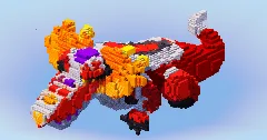 Skeledirge from Pokemon — Minecraft Build by LeonisBuilds (2)