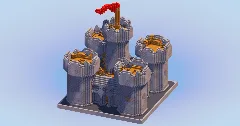 Medieval Castle — Minecraft Build by LeonisBuilds (2)